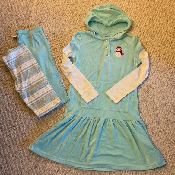 🎄 ☃️ GYMBOREE Christmas dress and leggings - Picture 1 of 10